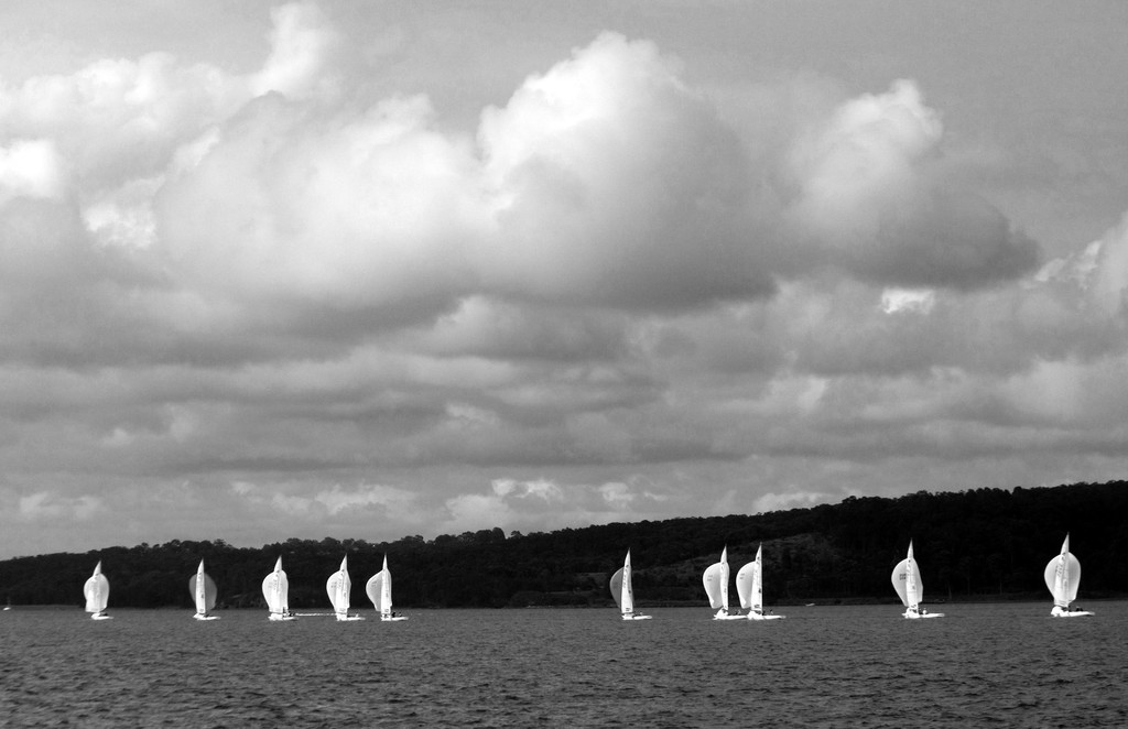 Etchells on Lake Macquarie - Murphy & Nye 2010 Etchells Australian Championship  <br />
 © Sail-World.com /AUS http://www.sail-world.com
